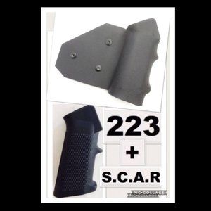 Featureless California Fin Grip Wrap A2 AR 223 CA Legal Compliant